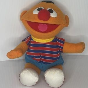 Vintage Tickle Me Ernie Vintage Plush Doll Sesame Street Tyco 1996